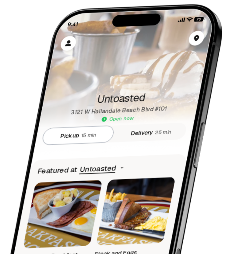 Untoasted app preview