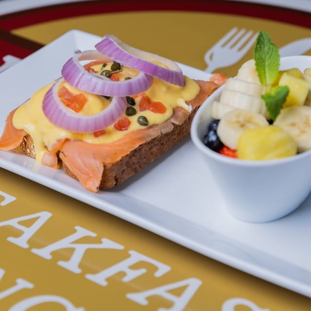 Smoked Salmon Benedict.